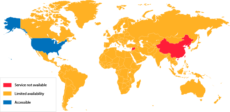 नेटफ्लिक्स यूएस उपलब्ध देशों